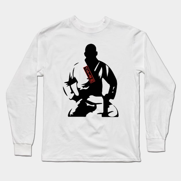 Kneeling Warrior Long Sleeve T-Shirt by AKTionGear